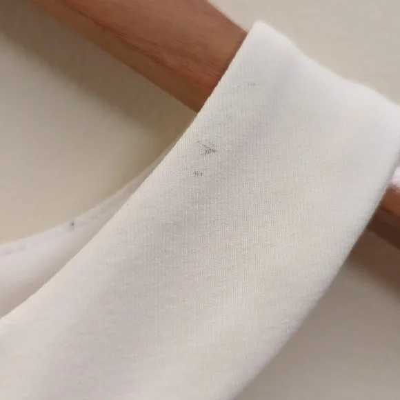 NWT Bebe White Cropped Halter Top - Picture 13 of 13